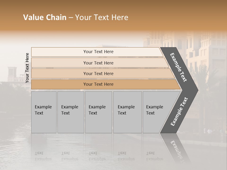 Arab Luxury Waterfront PowerPoint Template