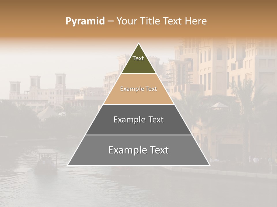 Arab Luxury Waterfront PowerPoint Template