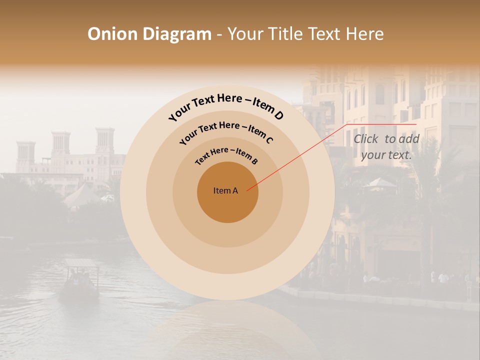 Arab Luxury Waterfront PowerPoint Template