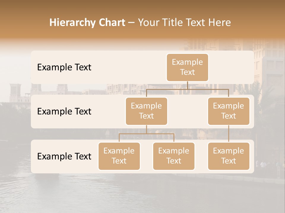 Arab Luxury Waterfront PowerPoint Template