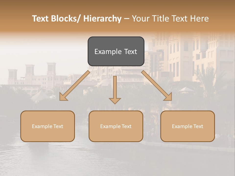 Arab Luxury Waterfront PowerPoint Template