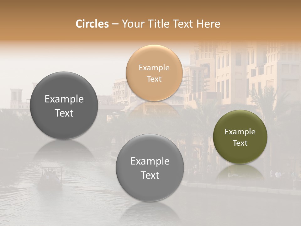 Arab Luxury Waterfront PowerPoint Template