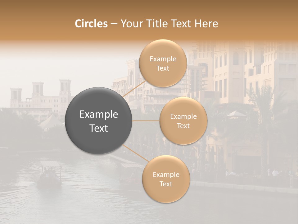 Arab Luxury Waterfront PowerPoint Template