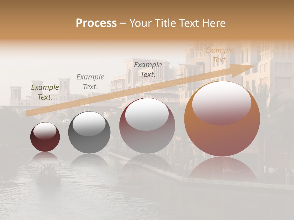 Arab Luxury Waterfront PowerPoint Template