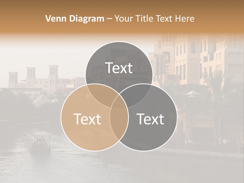 Arab Luxury Waterfront PowerPoint Template