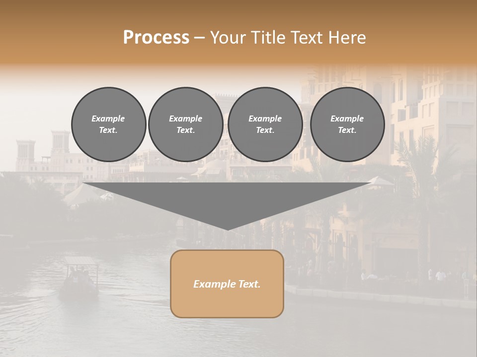 Arab Luxury Waterfront PowerPoint Template