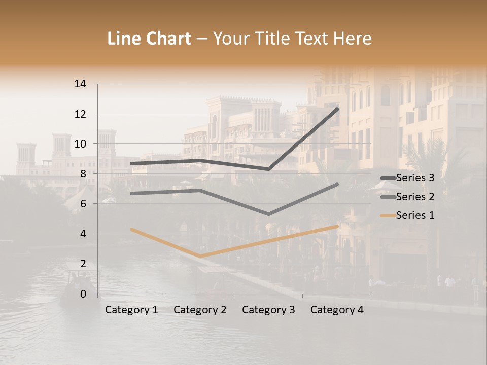 Arab Luxury Waterfront PowerPoint Template