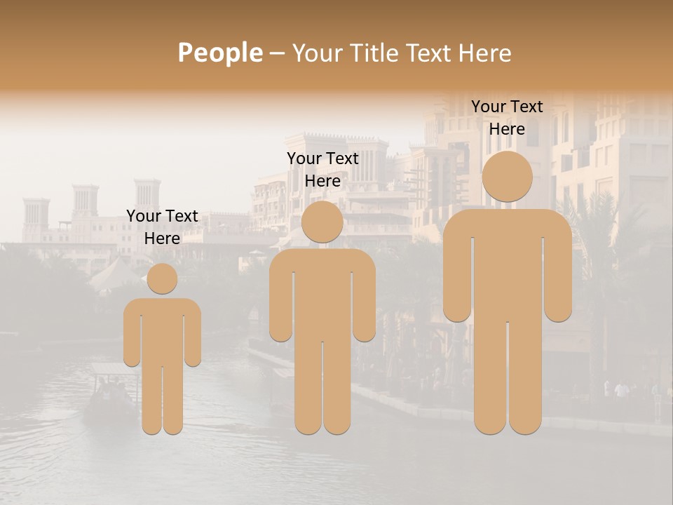 Arab Luxury Waterfront PowerPoint Template