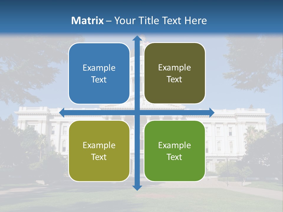Poll Legislature Capitol PowerPoint Template