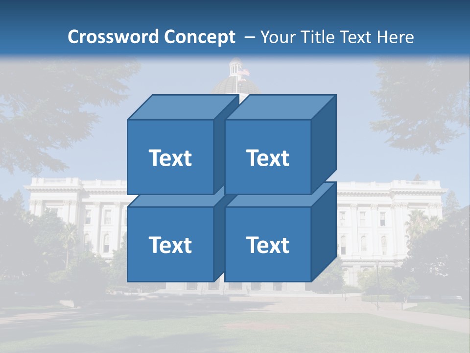 Poll Legislature Capitol PowerPoint Template