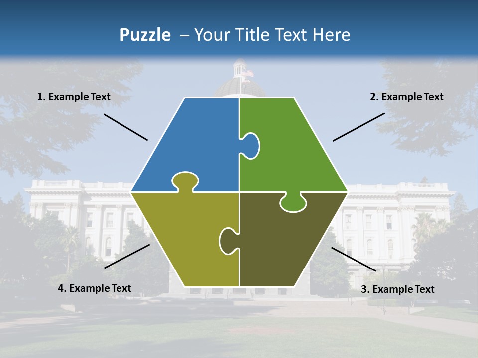 Poll Legislature Capitol PowerPoint Template