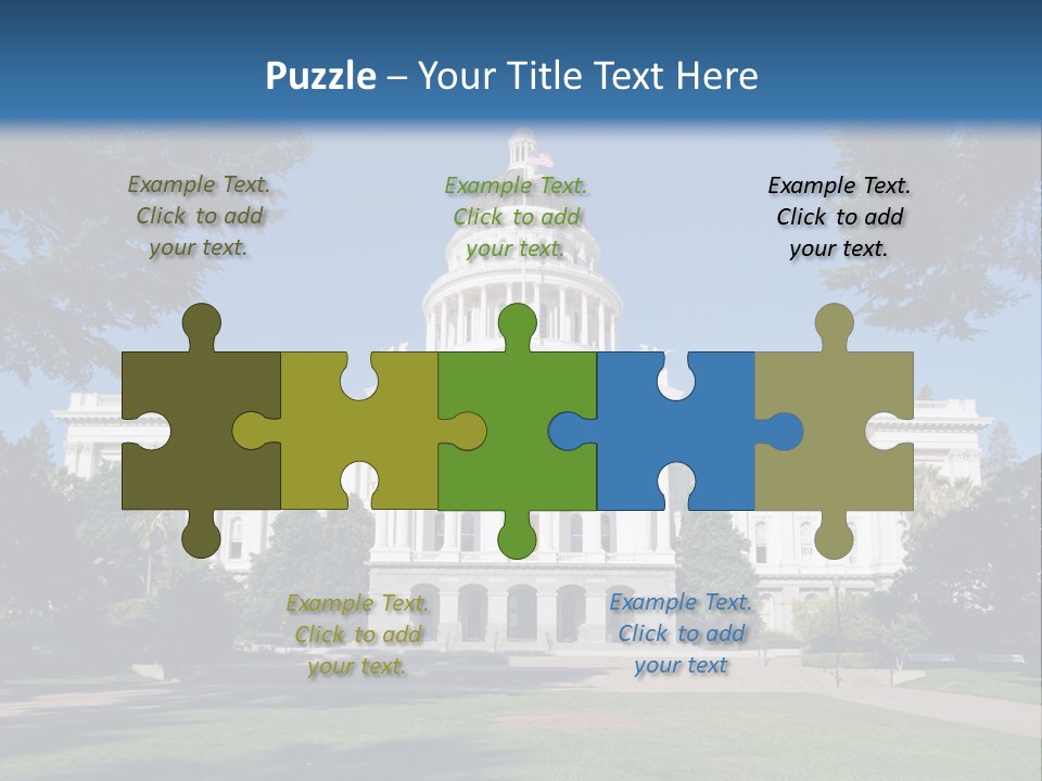 Poll Legislature Capitol PowerPoint Template