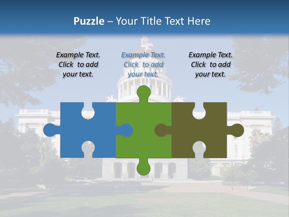 Poll Legislature Capitol PowerPoint Template