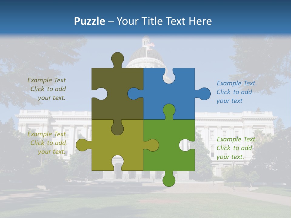 Poll Legislature Capitol PowerPoint Template