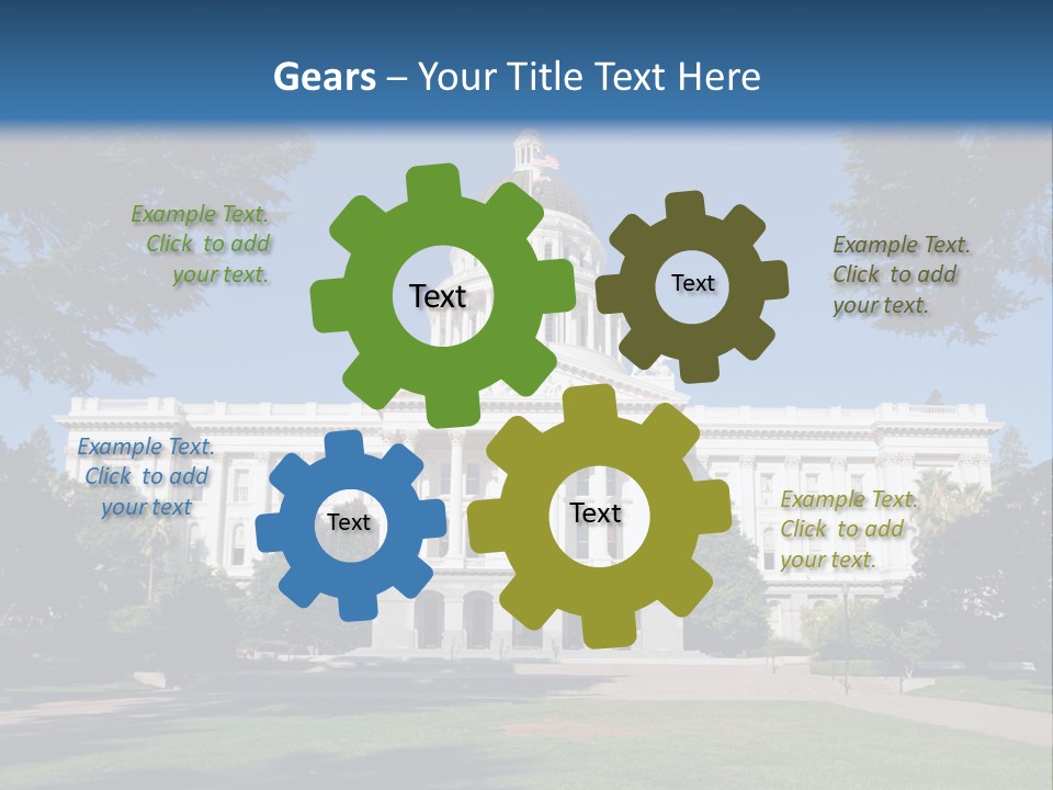 Poll Legislature Capitol PowerPoint Template