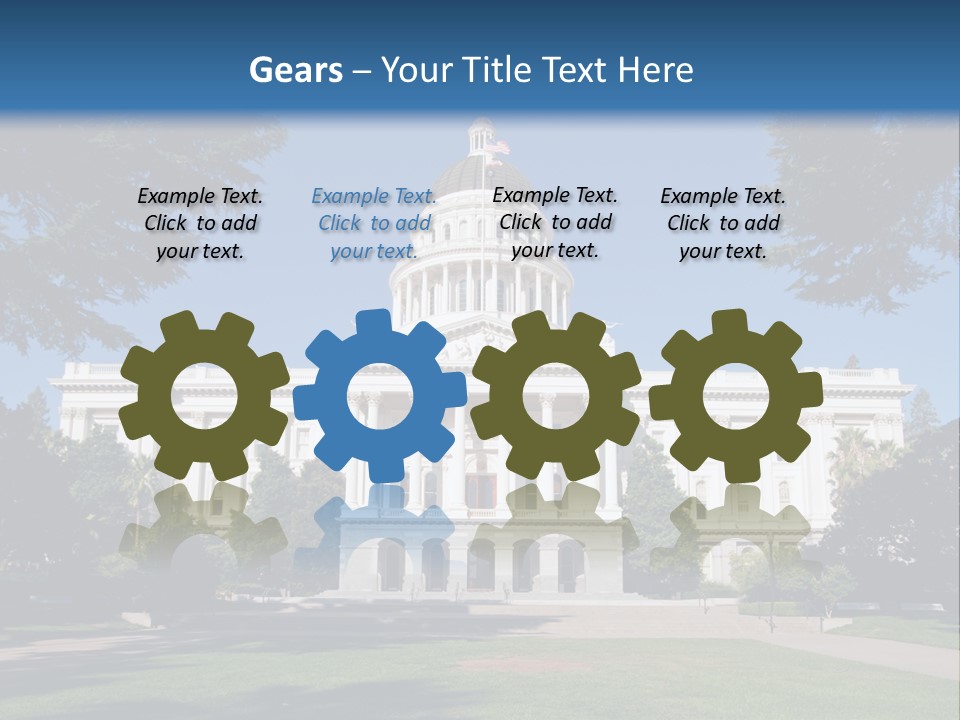 Poll Legislature Capitol PowerPoint Template