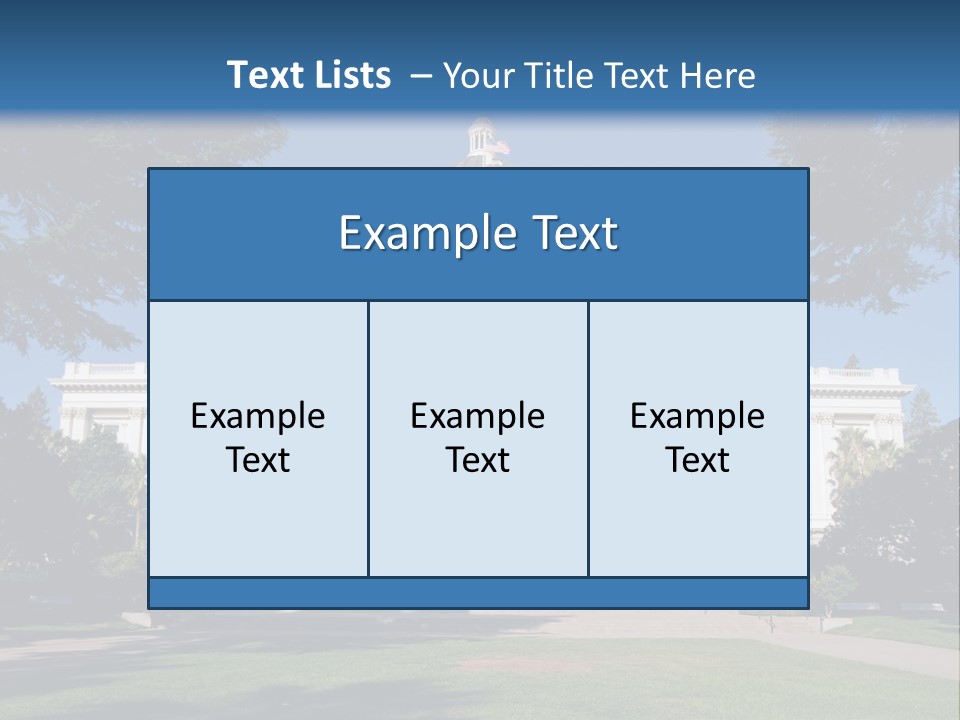 Poll Legislature Capitol PowerPoint Template