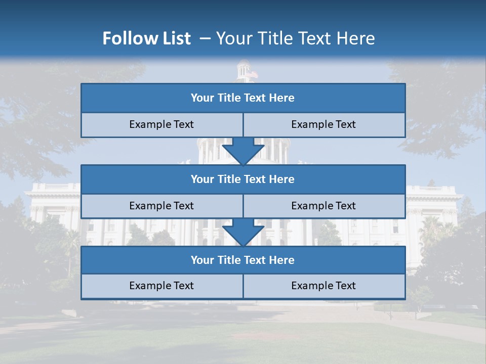 Poll Legislature Capitol PowerPoint Template