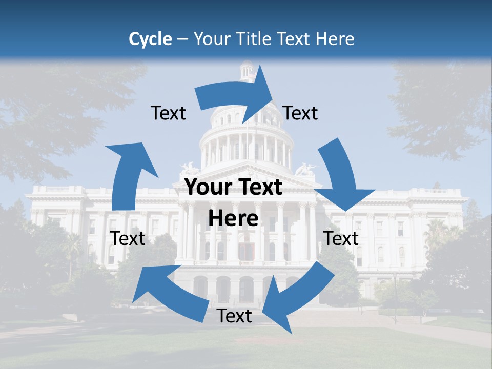 Poll Legislature Capitol PowerPoint Template