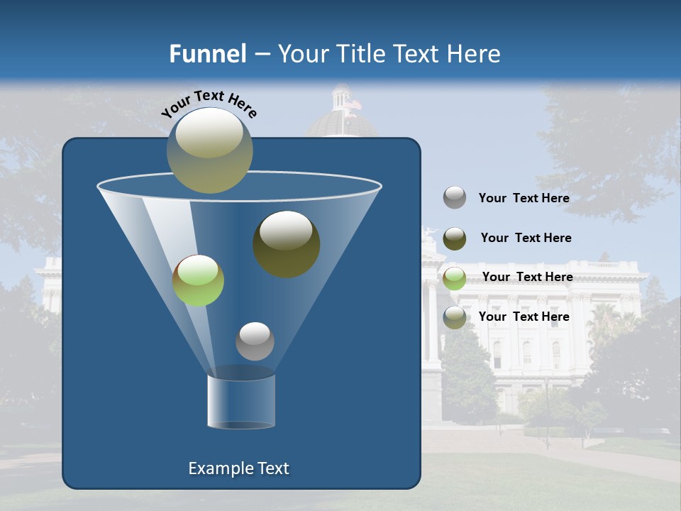 Poll Legislature Capitol PowerPoint Template