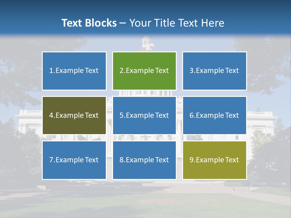 Poll Legislature Capitol PowerPoint Template