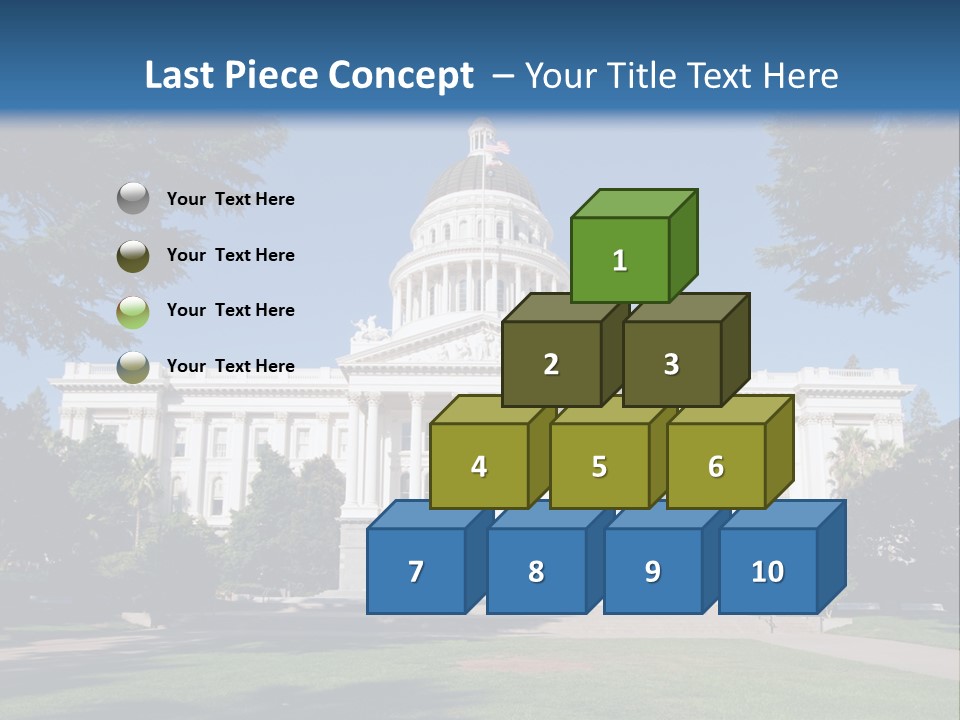 Poll Legislature Capitol PowerPoint Template