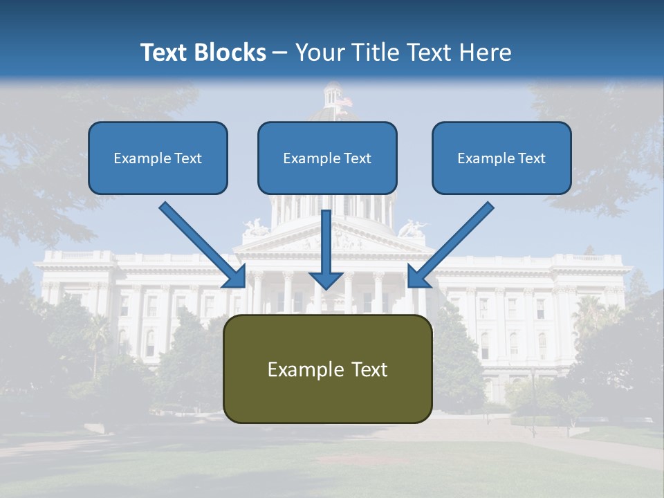 Poll Legislature Capitol PowerPoint Template