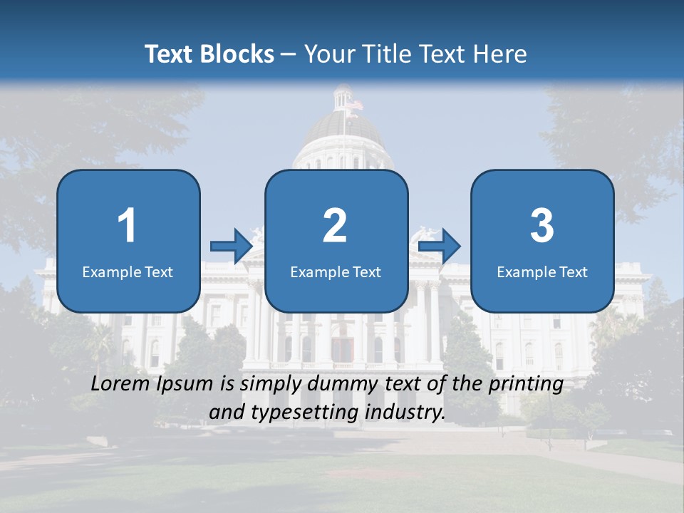 Poll Legislature Capitol PowerPoint Template