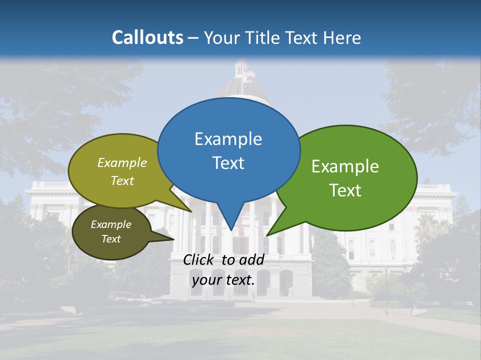 Poll Legislature Capitol PowerPoint Template