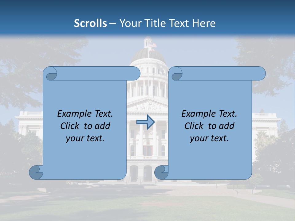 Poll Legislature Capitol PowerPoint Template