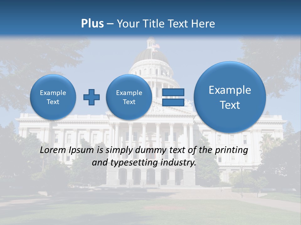 Poll Legislature Capitol PowerPoint Template