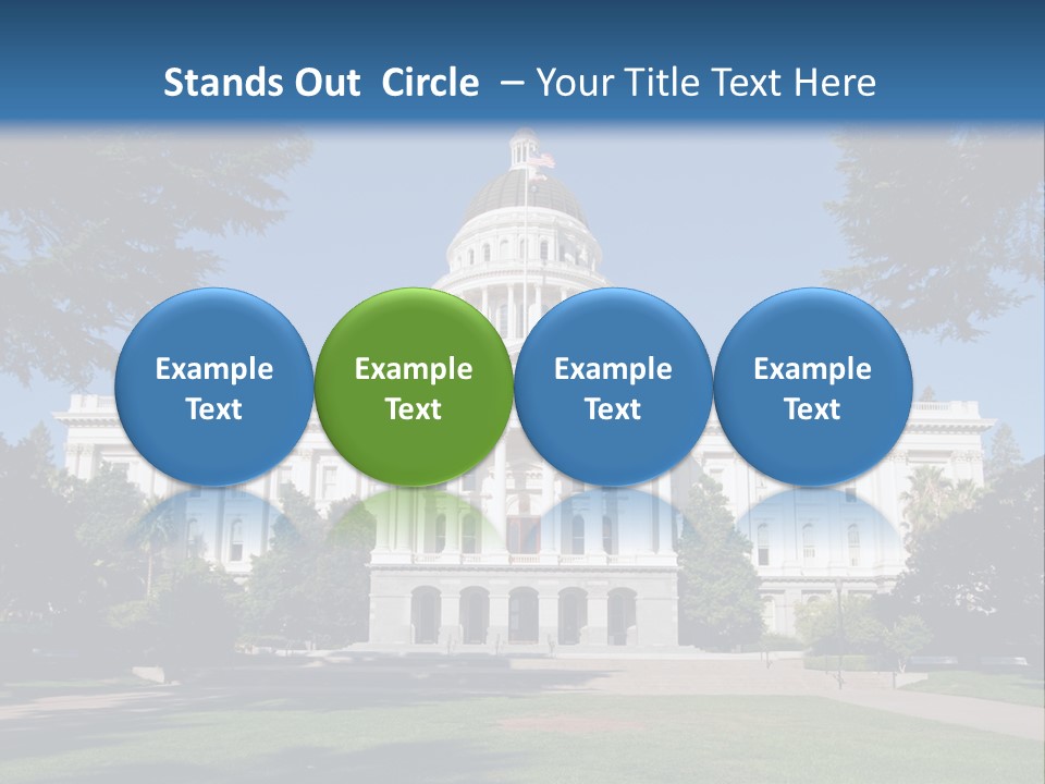 Poll Legislature Capitol PowerPoint Template