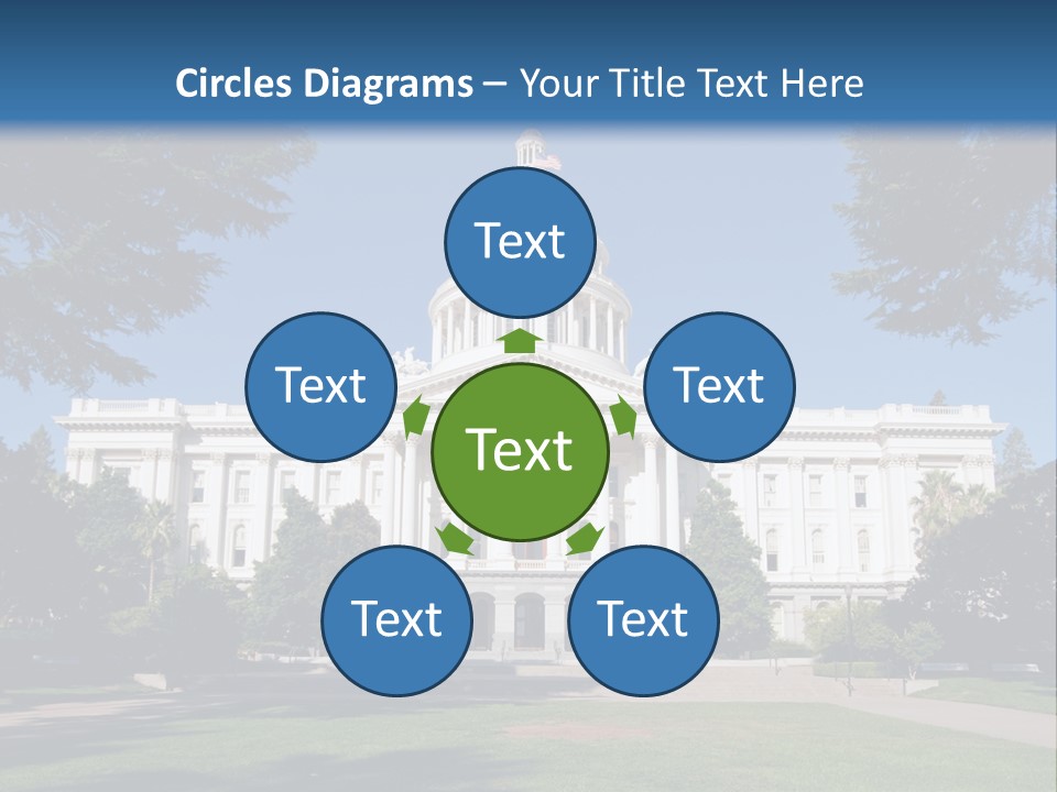 Poll Legislature Capitol PowerPoint Template