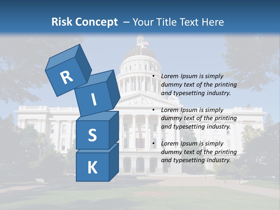 Poll Legislature Capitol PowerPoint Template