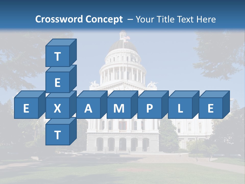 Poll Legislature Capitol PowerPoint Template