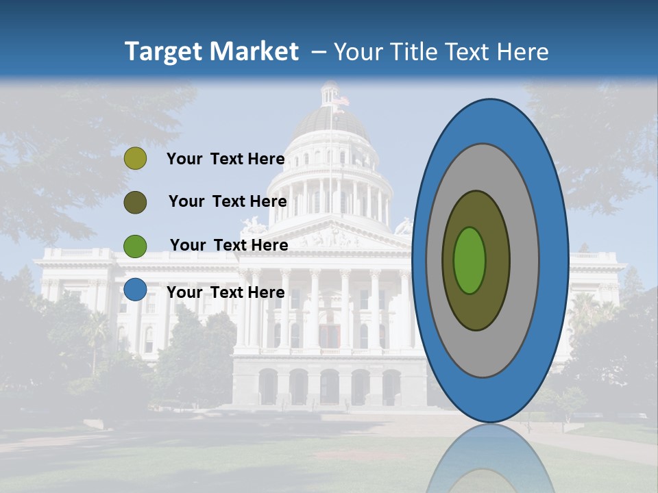 Poll Legislature Capitol PowerPoint Template
