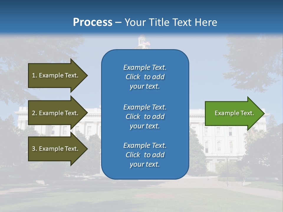 Poll Legislature Capitol PowerPoint Template