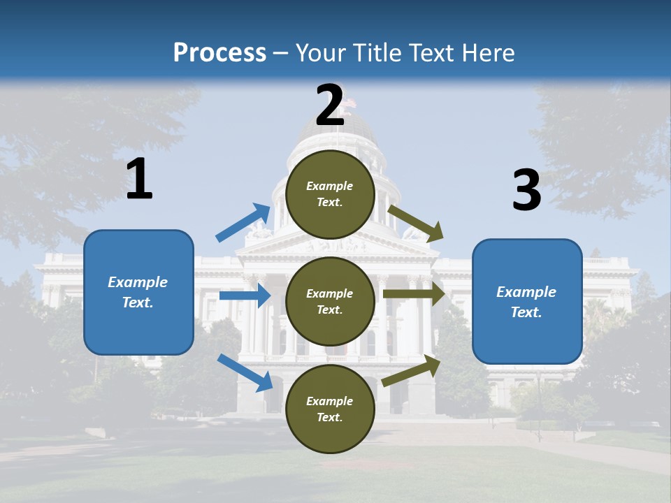 Poll Legislature Capitol PowerPoint Template