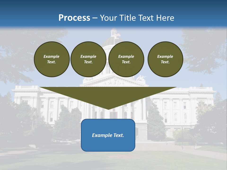 Poll Legislature Capitol PowerPoint Template
