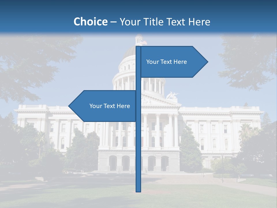 Poll Legislature Capitol PowerPoint Template