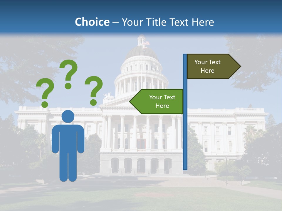 Poll Legislature Capitol PowerPoint Template