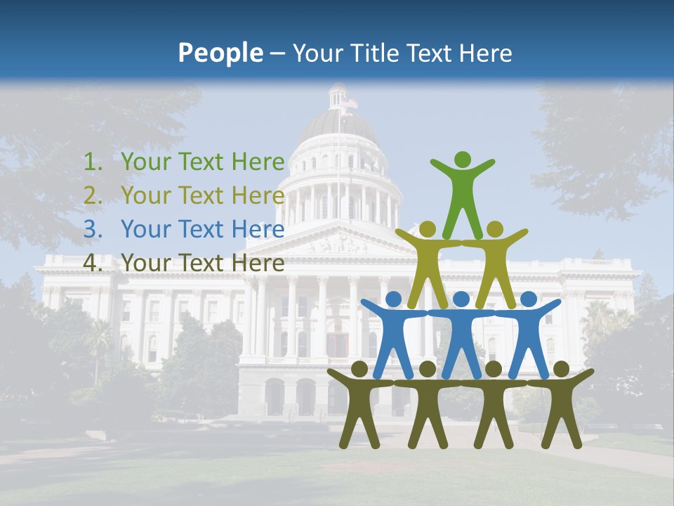 Poll Legislature Capitol PowerPoint Template