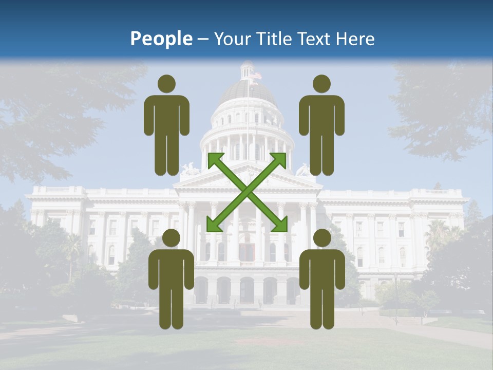 Poll Legislature Capitol PowerPoint Template