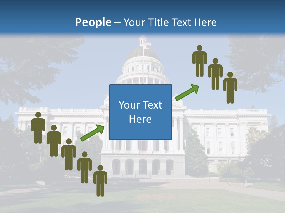Poll Legislature Capitol PowerPoint Template