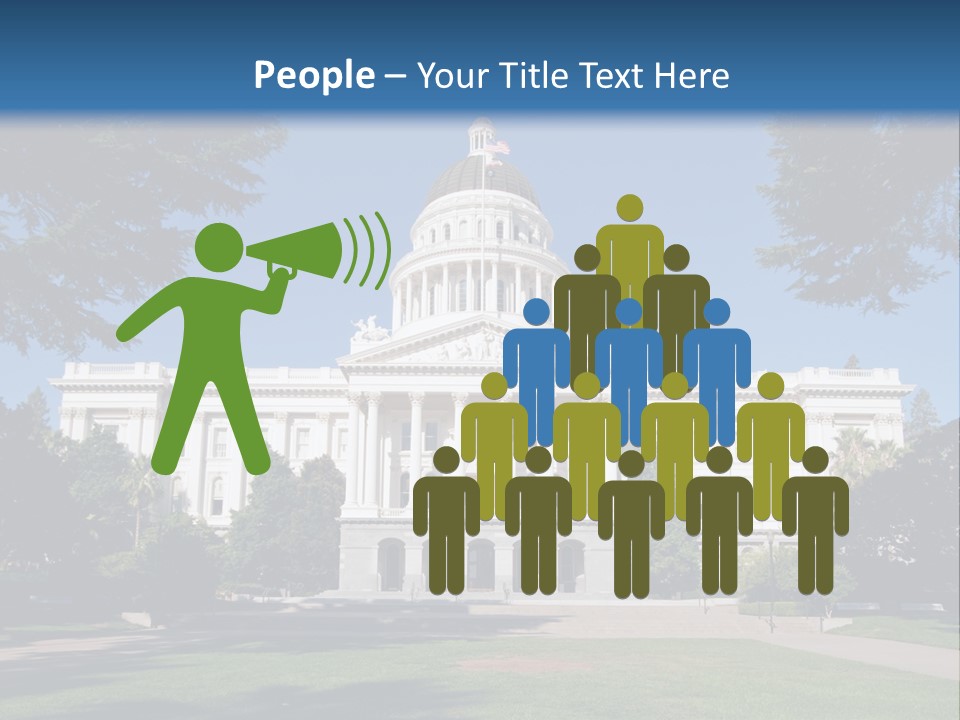Poll Legislature Capitol PowerPoint Template