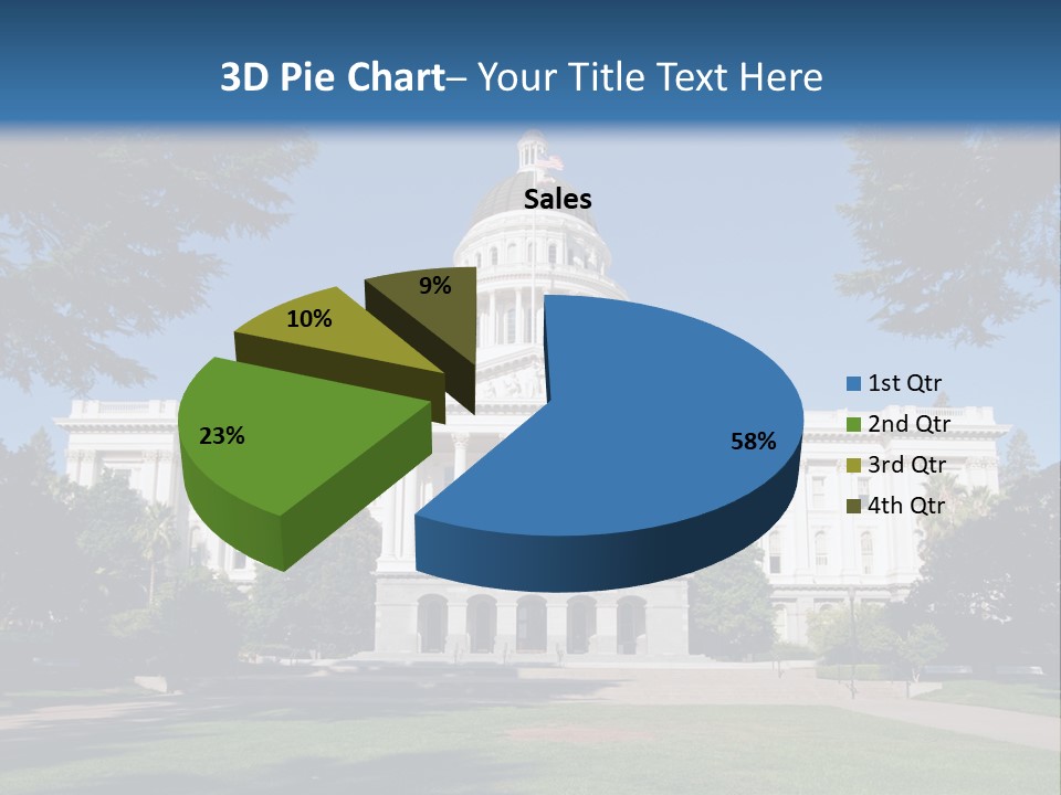Poll Legislature Capitol PowerPoint Template
