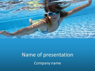 Recreation Blue Child PowerPoint Template