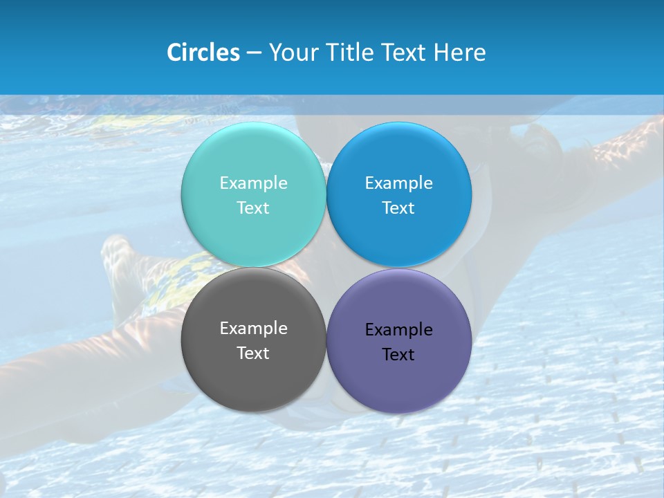 Recreation Blue Child PowerPoint Template