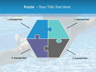Recreation Blue Child PowerPoint Template