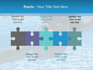 Recreation Blue Child PowerPoint Template